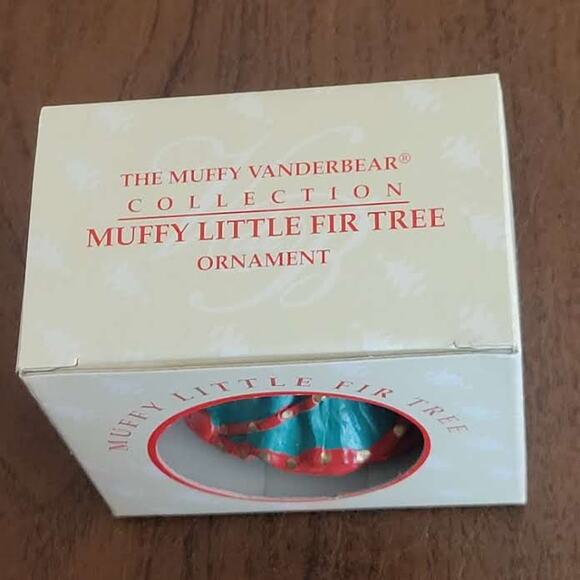 Vintage @1992 Muffy Vanderbear Collection Muffy Little Fir Tree Ornament New - Picture 8 of 12